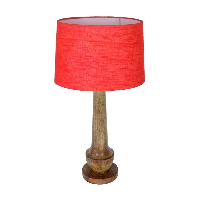 SpectraFlex Adaptive Wooden Table Lamp - Red,Brown media 4