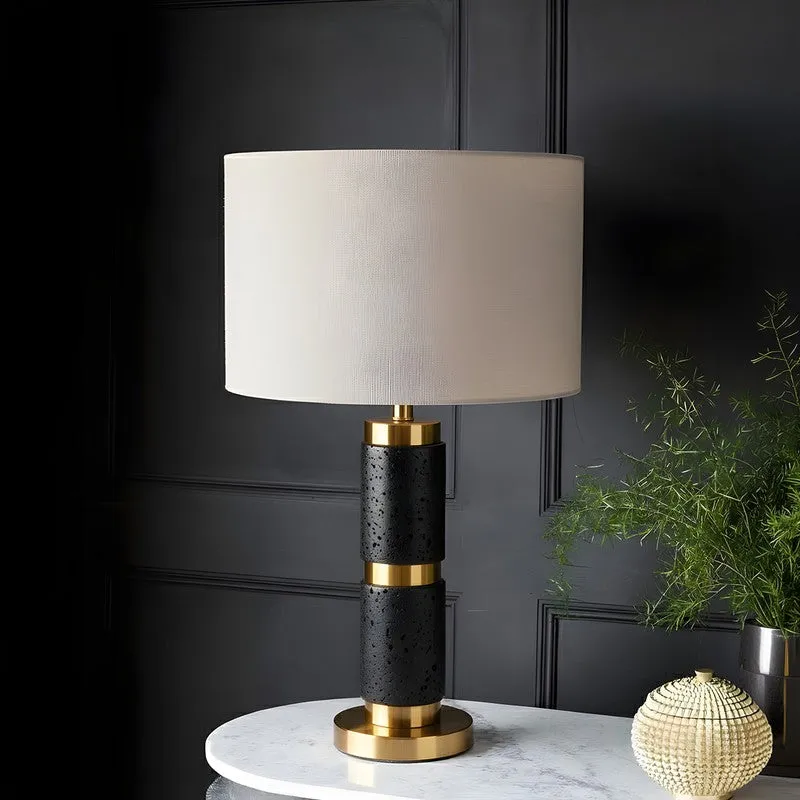 AarviDecor Langford Decorative Fabric Table Lamp media 3