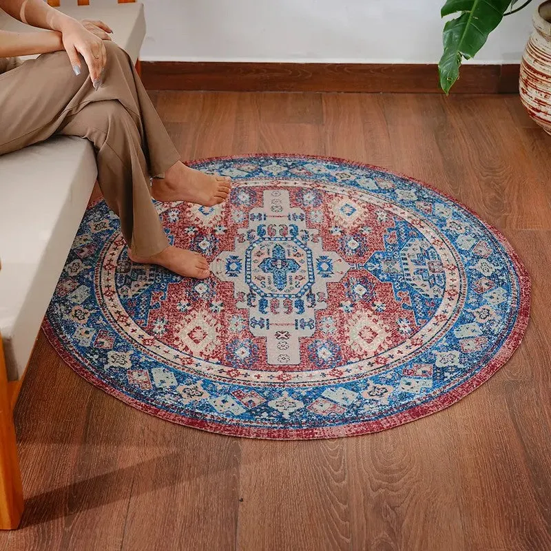 Oriental Tradition Round Recycled PET Rug media 3