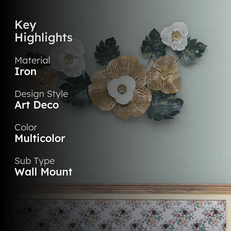 Petal Wreaths Iron Wall Accent media 2