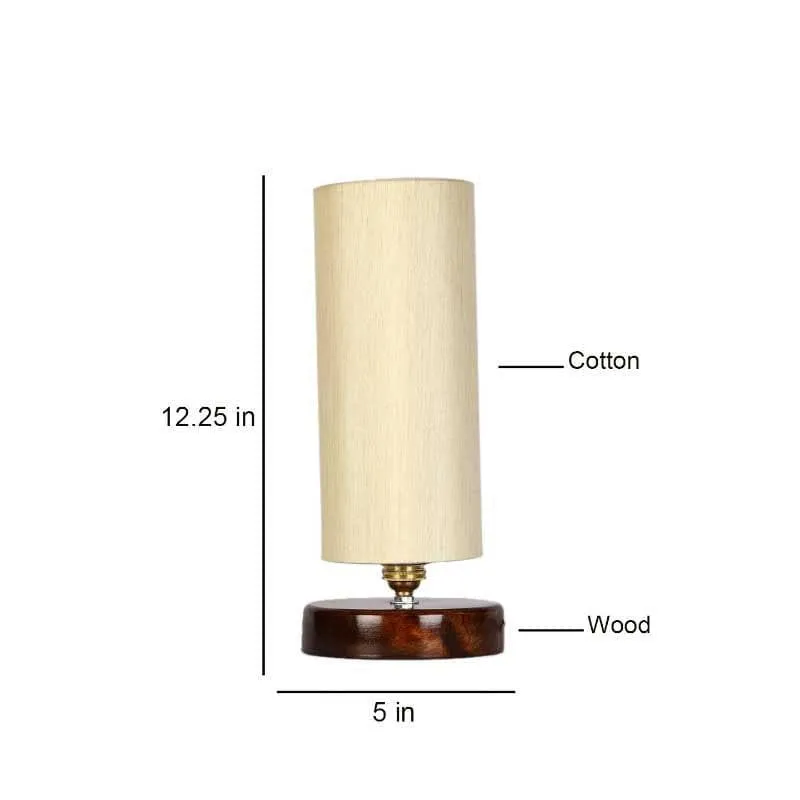 Scarta Fabric Table Lamp - Beige,Brown media 5