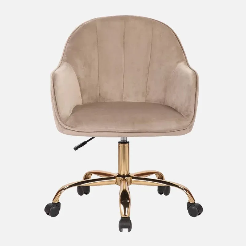 Chairon Metal Office Chair - Brown media 4