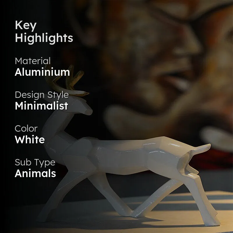 Stag Siro Showpiece - White media 2