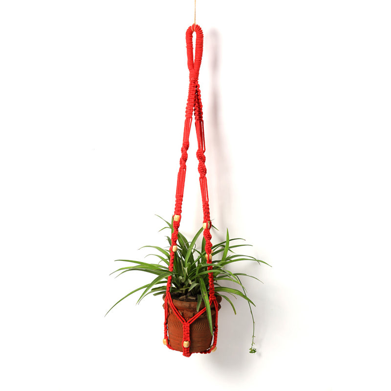 Boheme Botanica Macrame Hanging Planter (Multicolor) - Set Of Four media 4