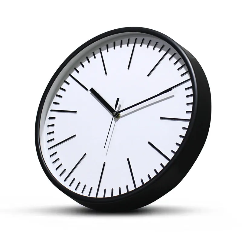 Aestra Analog Wall Clock - Black, White media 5