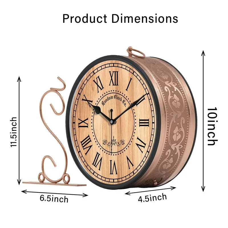 Timberly Double Sided Wall Clock media 9