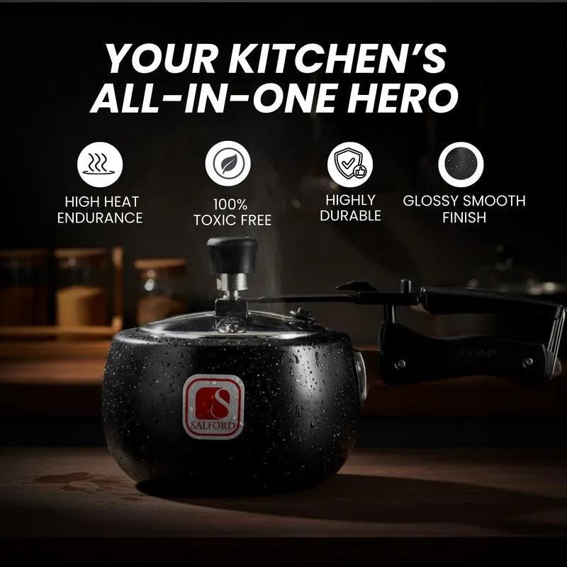 Salford Ceramic Coated Pressure Cooker (Black) - 2000 mL media 9