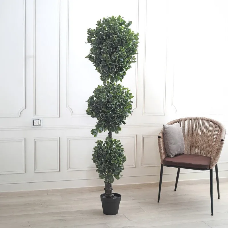 Verdure Touch Artificial Plant With Black Plastic Pot - 5.9 ft media 3
