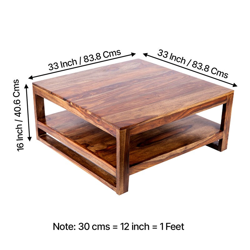 Erixon Sheesham Wooden Center Table - Dark Brown media 10