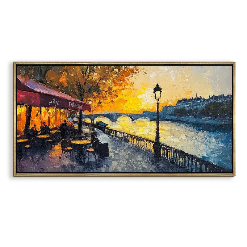 Vesper Canvas Wall Painting With Frame media 3