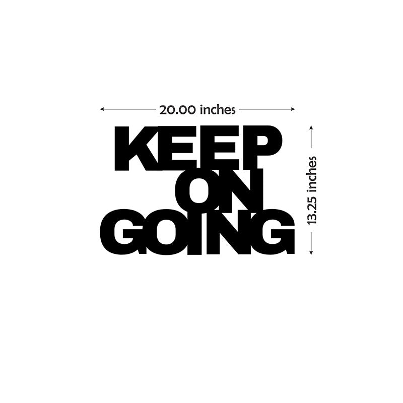 Keep On Going Iron Wall Accent media 5