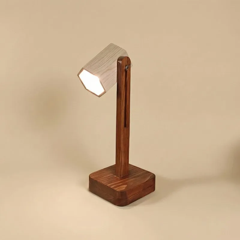 SoftCore Wooden Table Lamp - Brown media 5