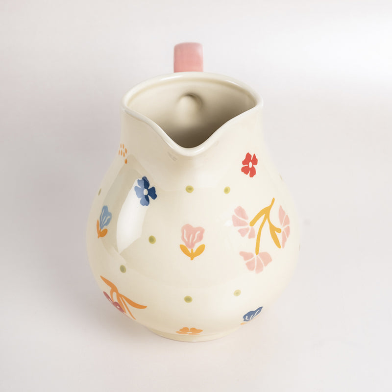 Petal Palette Handpainted Pitcher - 500 ML media 4