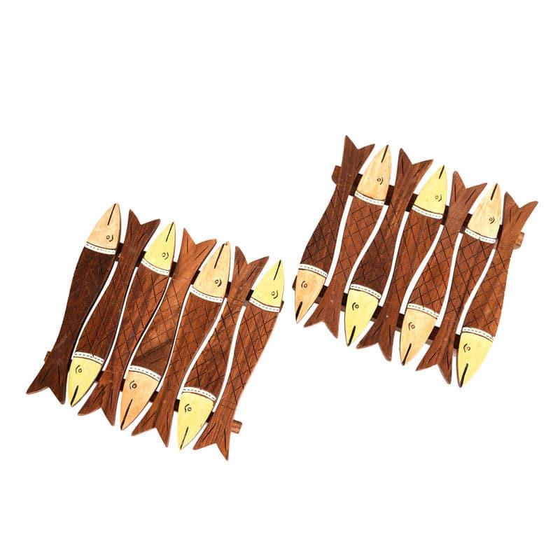 Fishema Tribal Trivet - Set Of Two media 4