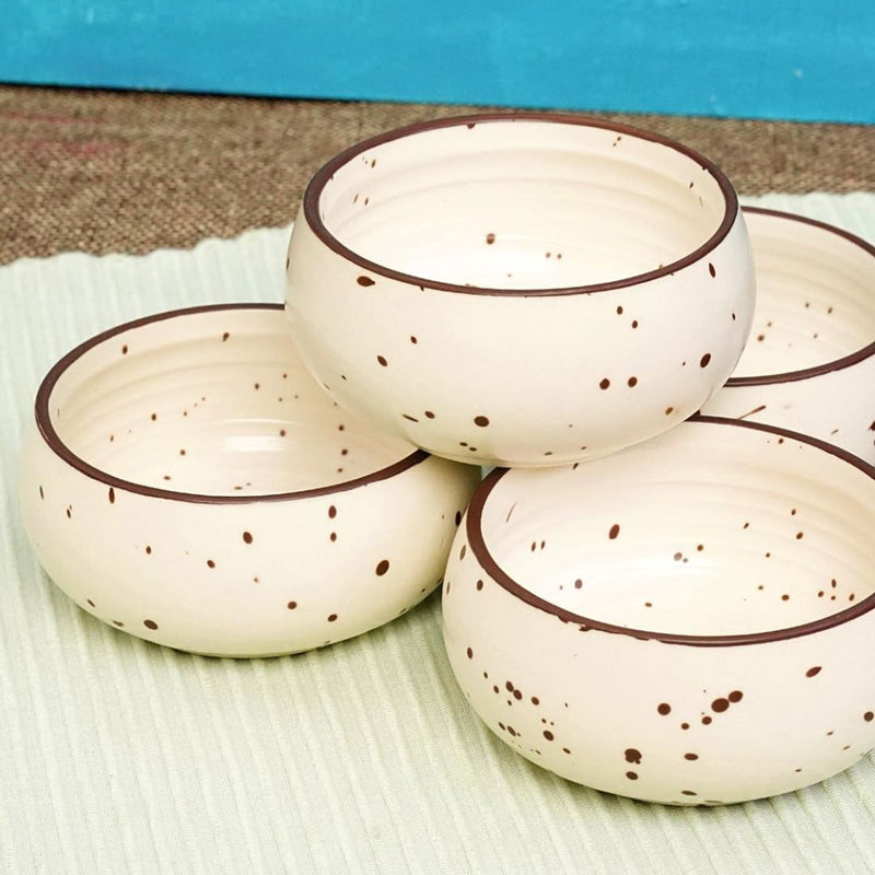 Cera Specks Snack Bowl (Ivory) - Set Of Four image 3