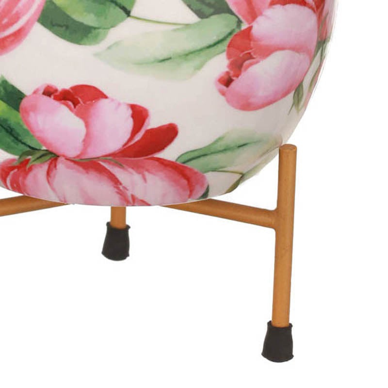 Lotus Bloom Handcrafted Planter With Stand - Four Piece Set media 11