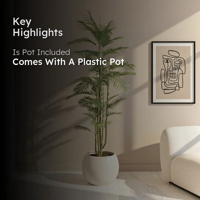 Verde Vita Artificial Plant With Black Plastic Pot - 8.6 Feet media 2
