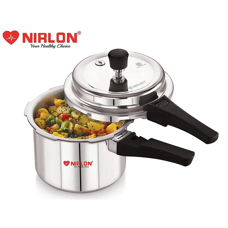 Nirlon Pressure Cooker - 3000 mL/ 8 Inches media 1