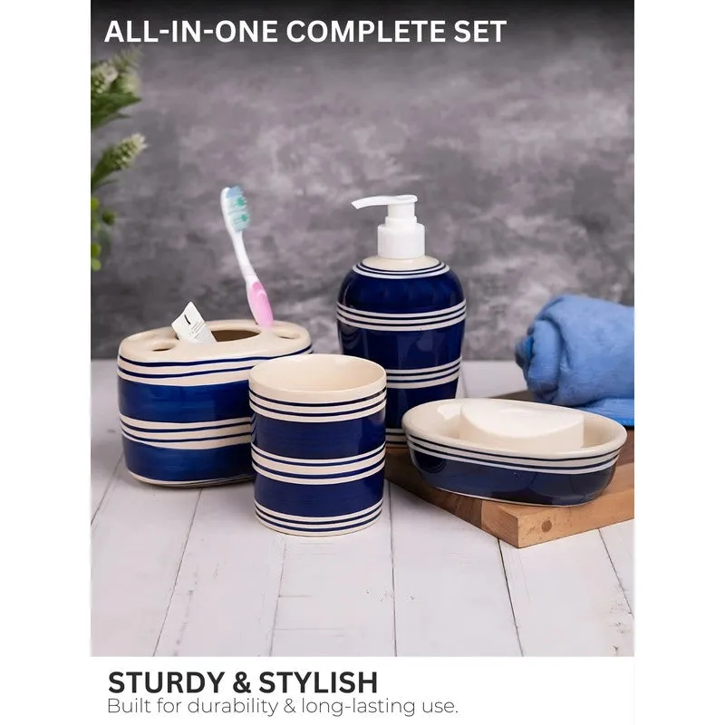 Chic Bathroom Accessories Set - Four Piece Set media 3