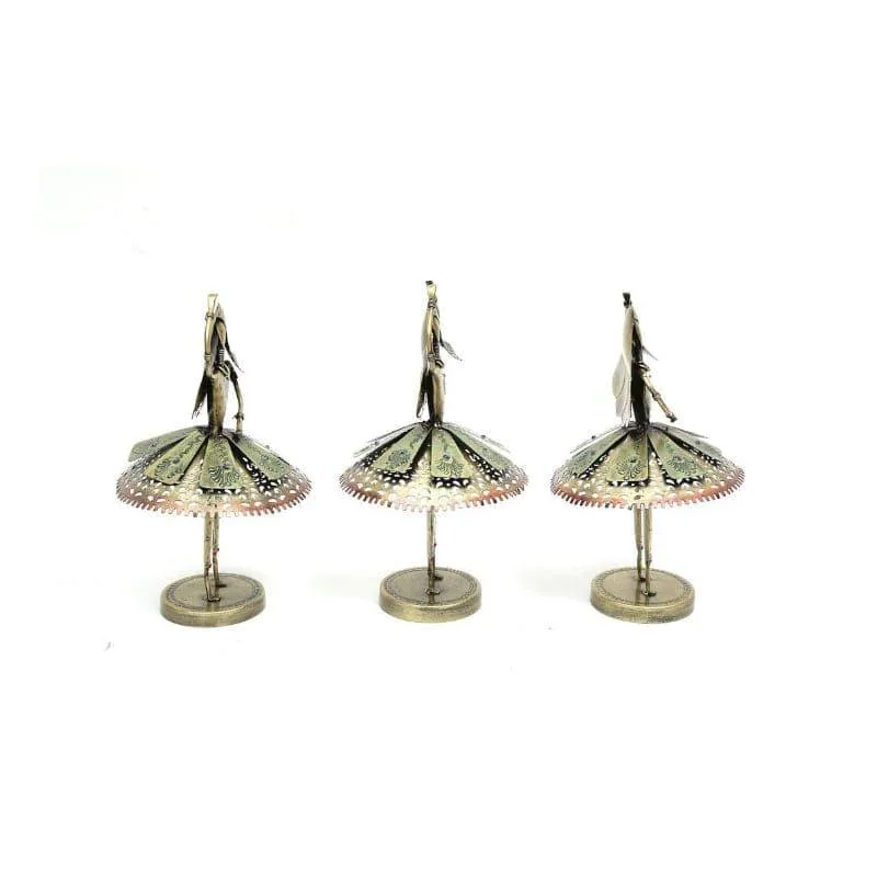 Tribal Twirl Showpiece - Set Of Three media 5