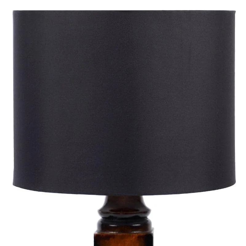 Blace Raul Fabric Table Lamp - Black,Brown media 5