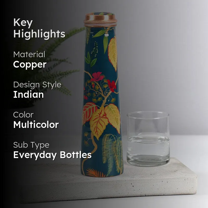 Fronds & Florets Copper Bottle - 750 mL media 2