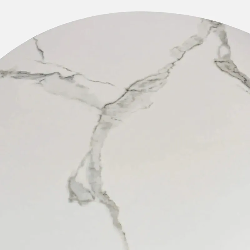 Equinox Accent Table with Marble Top media 3