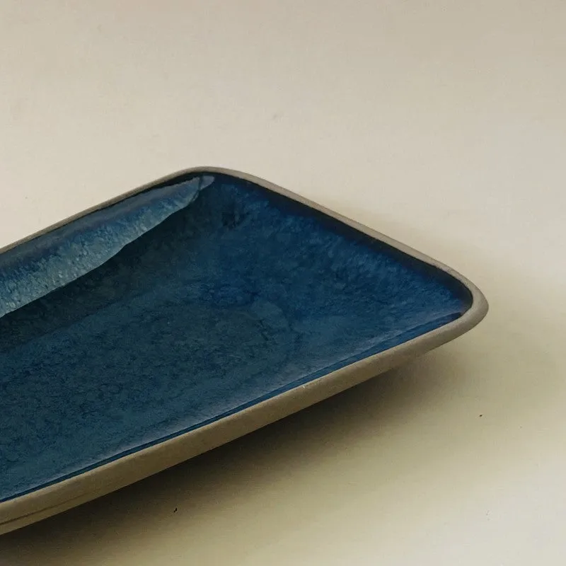 Azzure Ceramic Platter - Blue media 6