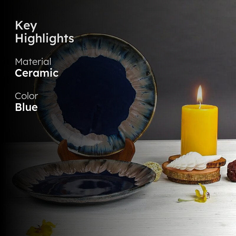 Halmi Handmade Dinner Plate media 2