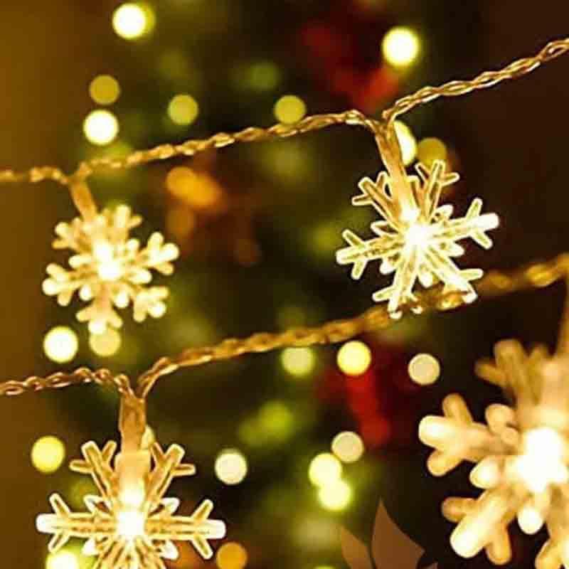 Snowflakes LED Fairy Light media 3