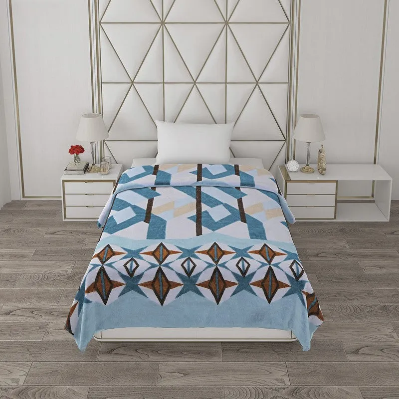 Monte Carlo Starry Haven Blanket (Blue,White) - 500 GSM media 3