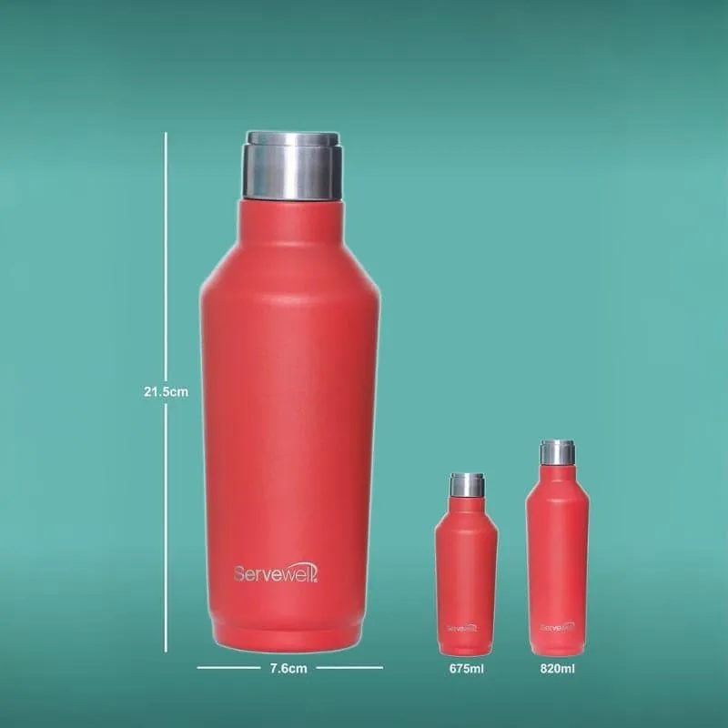 Steel Chill Bottle (675 mL) - Fuji Red media 5