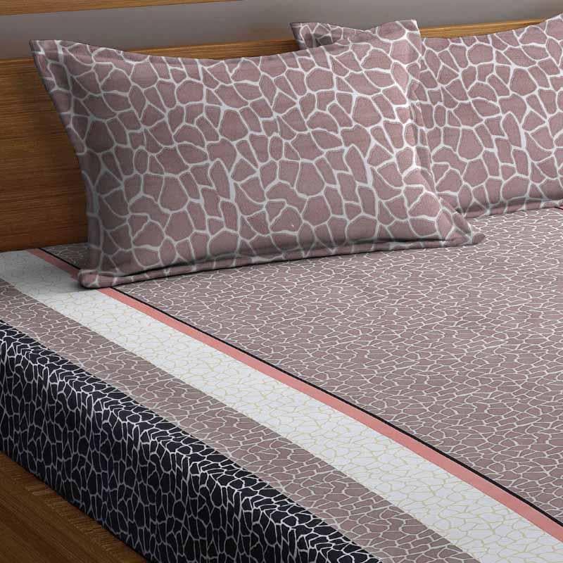 Cobble Stones Printed PolyCotton Bedsheet  - 150 GSM media 4