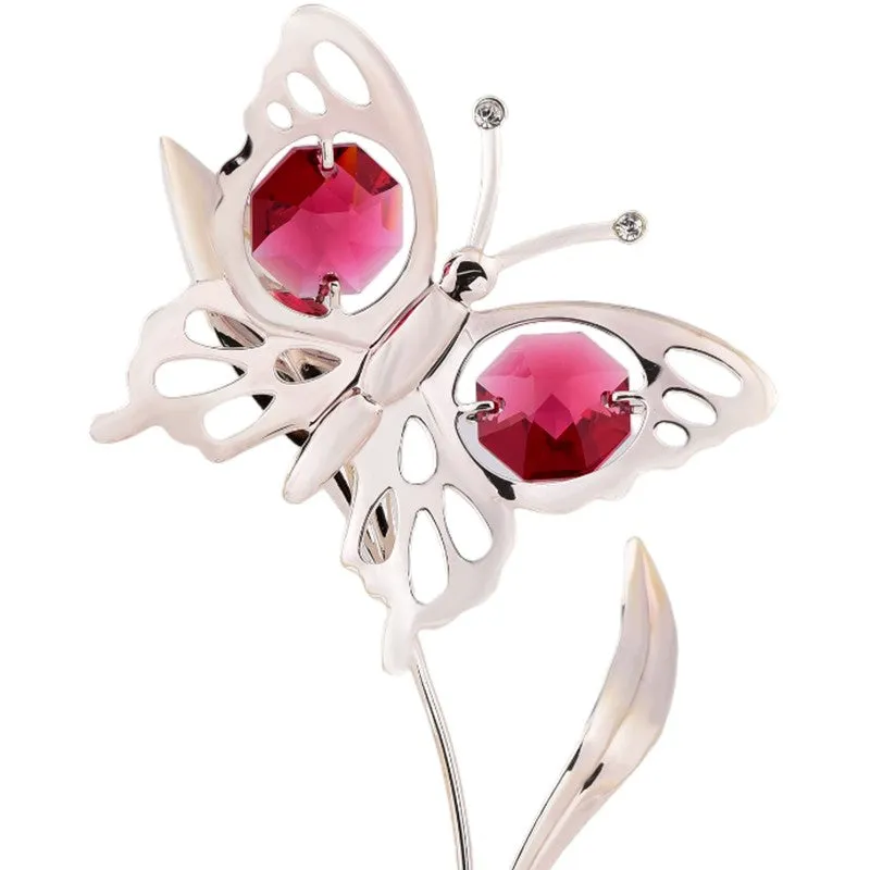 Butterfly Dream Silver Plated Mild Steel Showpiece media 6