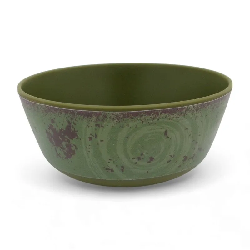 Rustic Q Olive Green Melamine Snack Bowls (200 mL Each) - Set of Six - 5