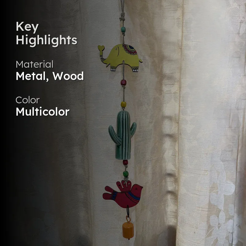 Boho Bliss Handpainted Whindchime media 2