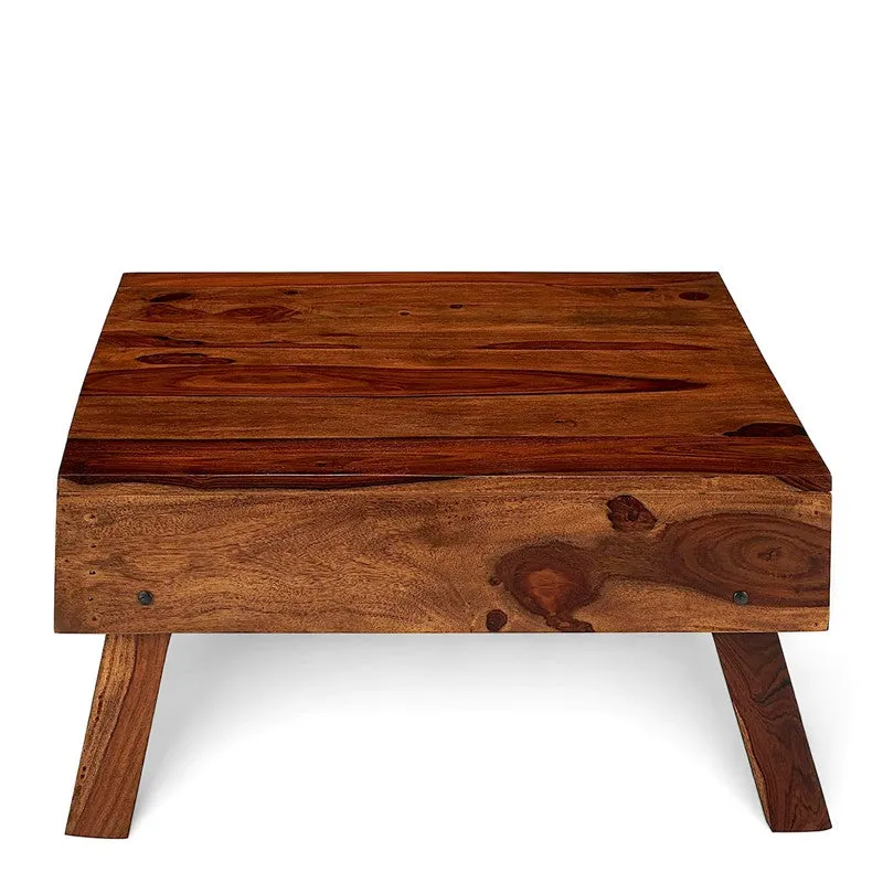 Servon Sheesham Wooden Center Table - Brown media 4