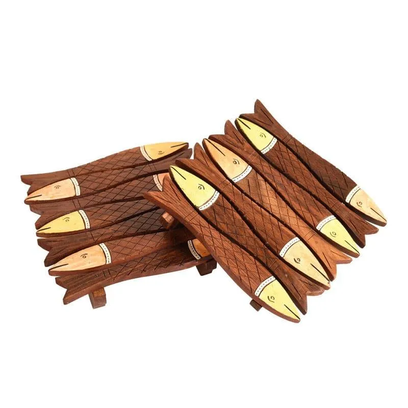 Fishema Tribal Trivet - Set Of Two media 3