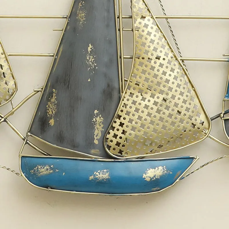 Triad Of Sails Metal Wall Accent media 4