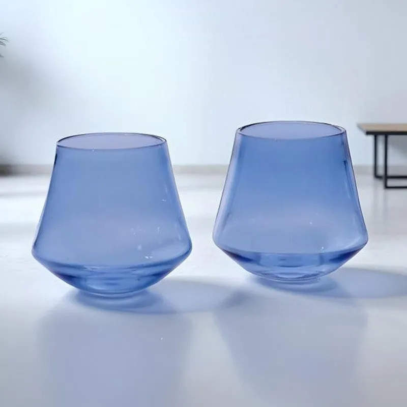 Citrine Spark Goblet Glasses(260 mL) - Set Of Two media 3