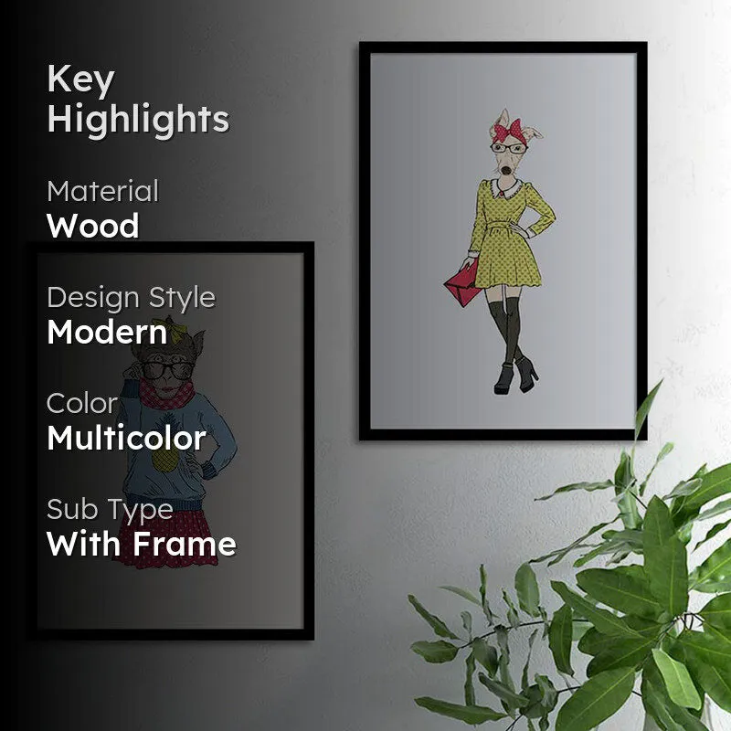 Fashionistas Wall Art - Set Of Two media 2