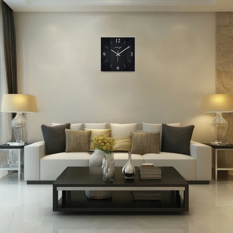 Vexon Analog Wall Clock - Black media 4