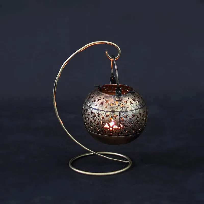 Ornate Orb Tea Light Holder media 3