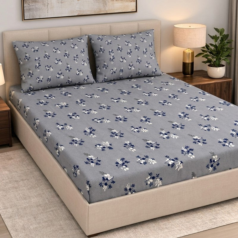 Soft Garden Cotton Bedsheet - 300 TC