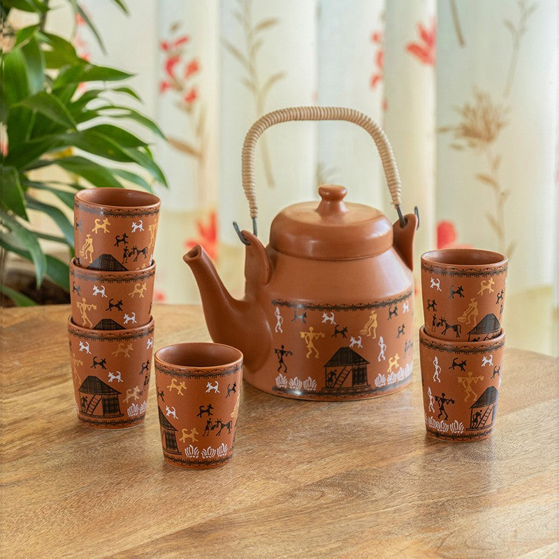 Serenity Brew Tea Set - Seven Piece Set