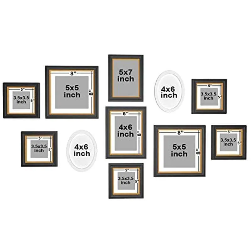 Memories Encased Photo Frame (Black) - Set Of Eleven media 5