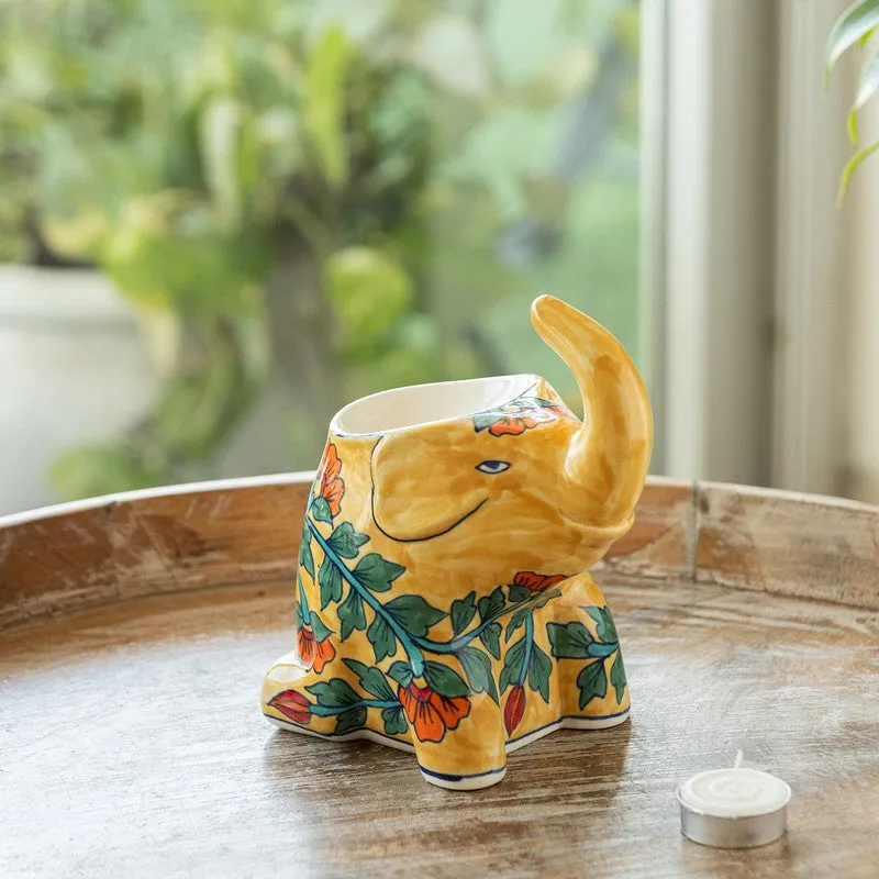 Gajraj Handpainted Tealight Holder media 3