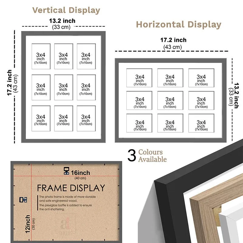 Preciora Collage Photo Frame - White media 5