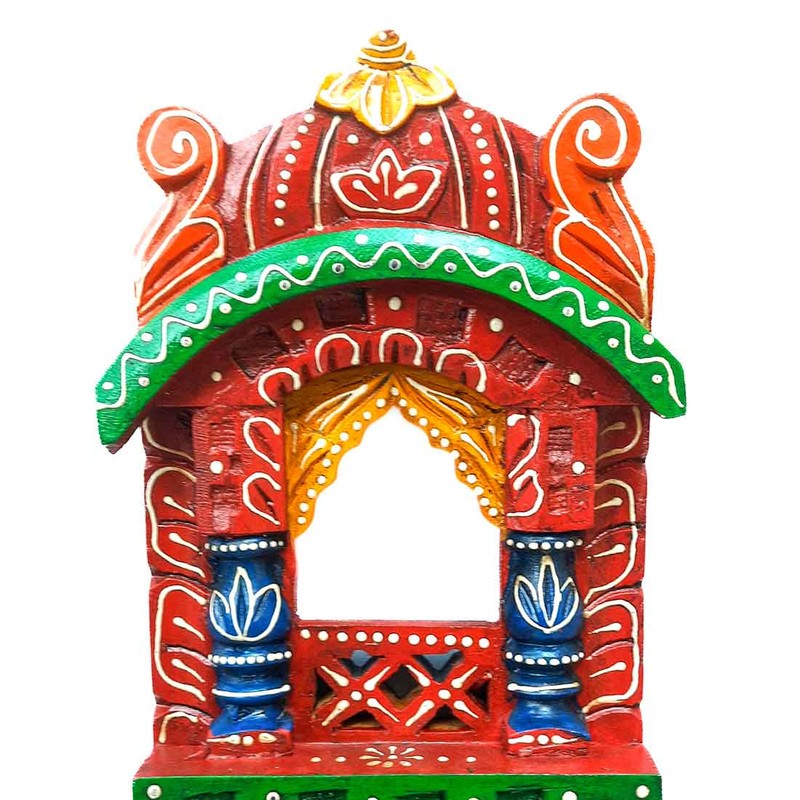 Royal  Jharokha Wooden Wall Accents media 5