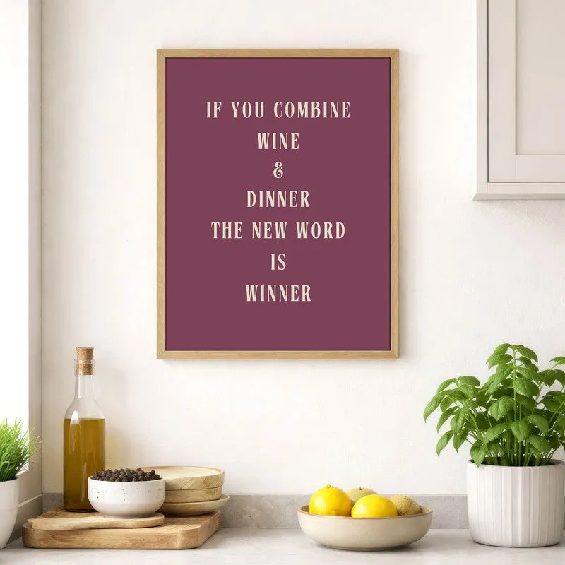 Savory Script Archival Canvas Wall Art - Brown media 4